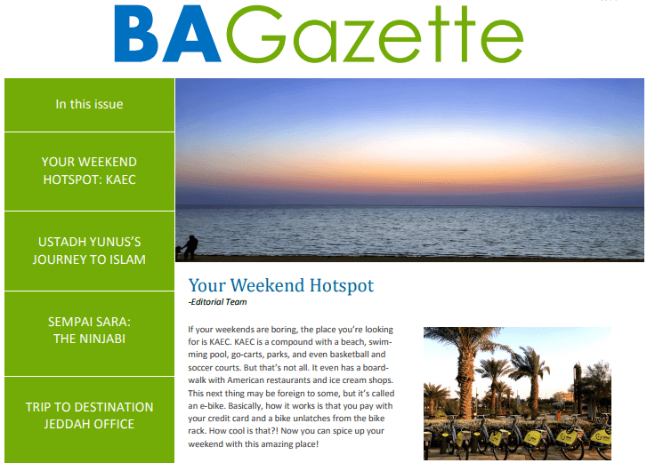 BA Gazette